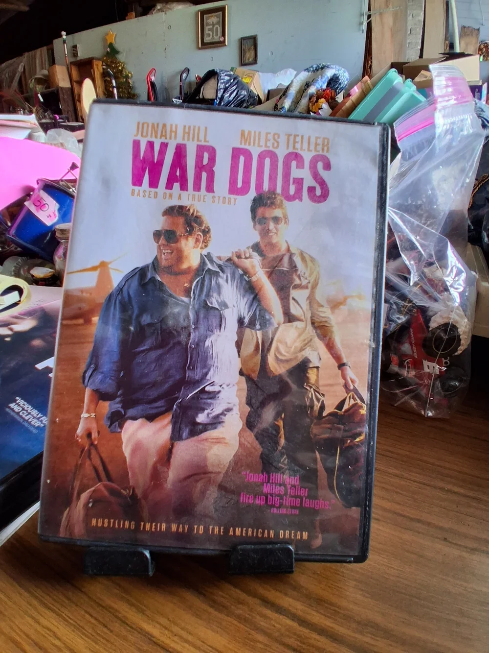 War Dogs DVD - White/Pink Cover - Jonah Hill & Miles Teller